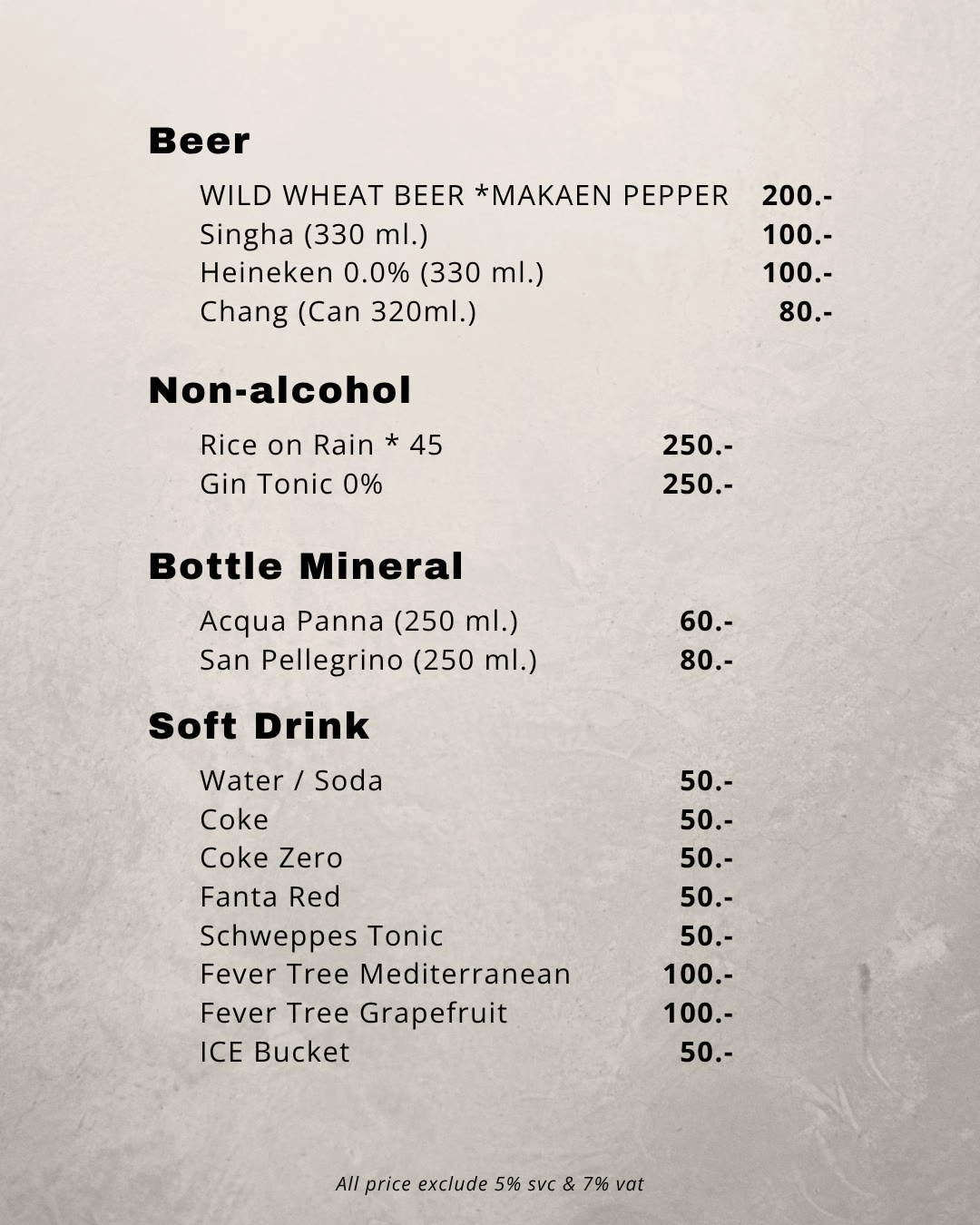 Drink menu page 16